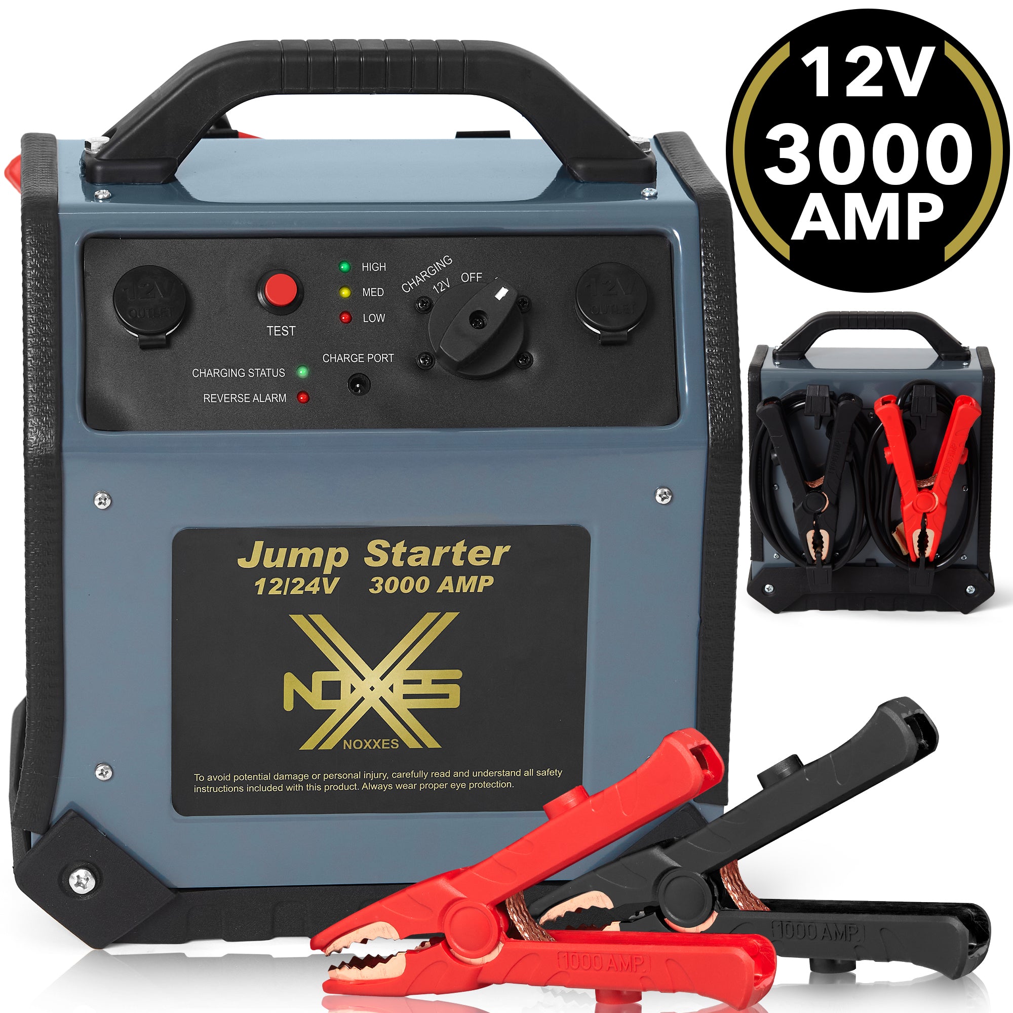 12/24V Professionele Jumpstarter 3000A